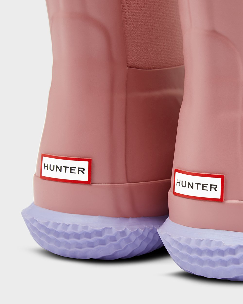 Hunter Original Big Insulated Roll Top Sherpa Snow Boots - Sale Online Kids Pink/Purple - HKOJTV620